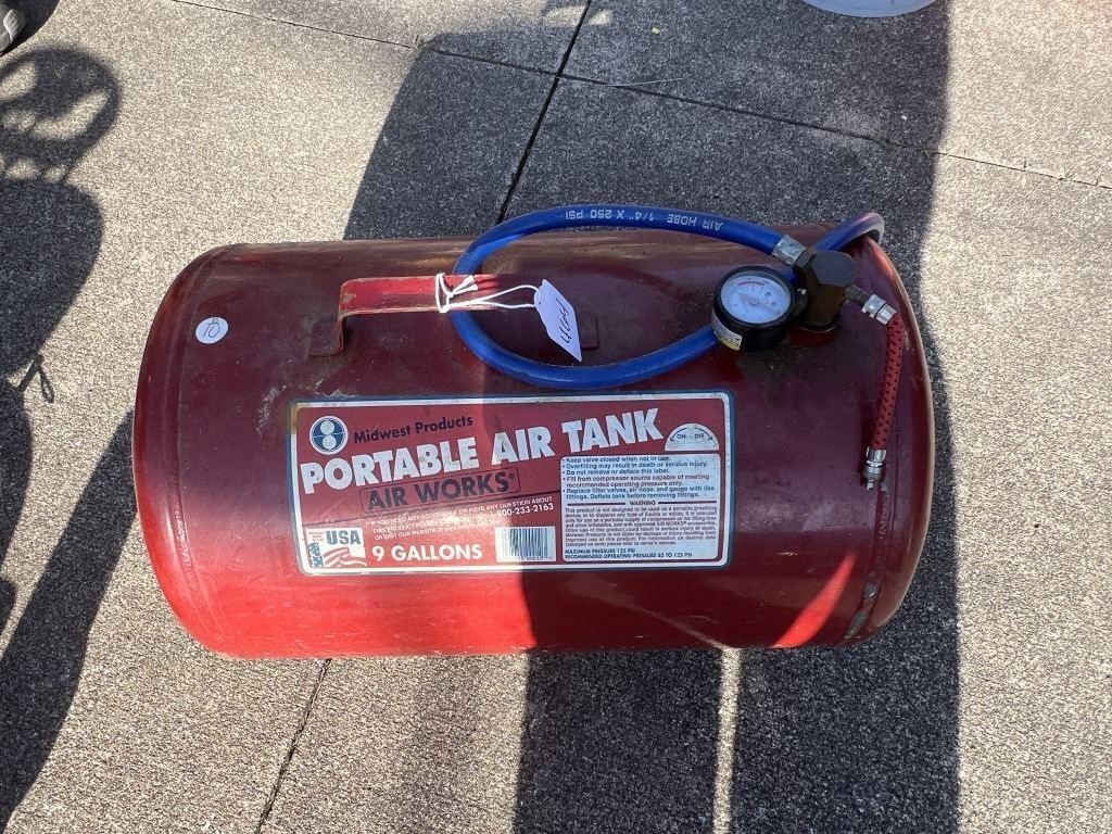 9 gal Portable Air Tank