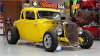 1933 FORD 5 WINDOW COUPE