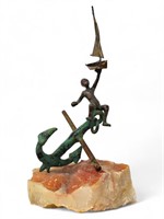 Vintage Curtis Jere Anchor Sculpture - Signed