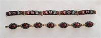 Antique Italian Mosaic Jewelry Bracelets
