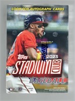 2023 Topps Stadium Club Baseball Blaster Box