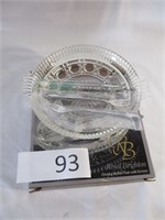 Glass Divided Relish Plate