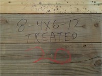 Lumber 8 -4x6x12 Treated