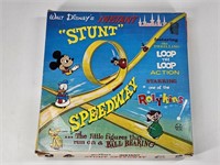 VINTAGE WALT DISNEY STUNT SPEEDWAY ROLYKINS