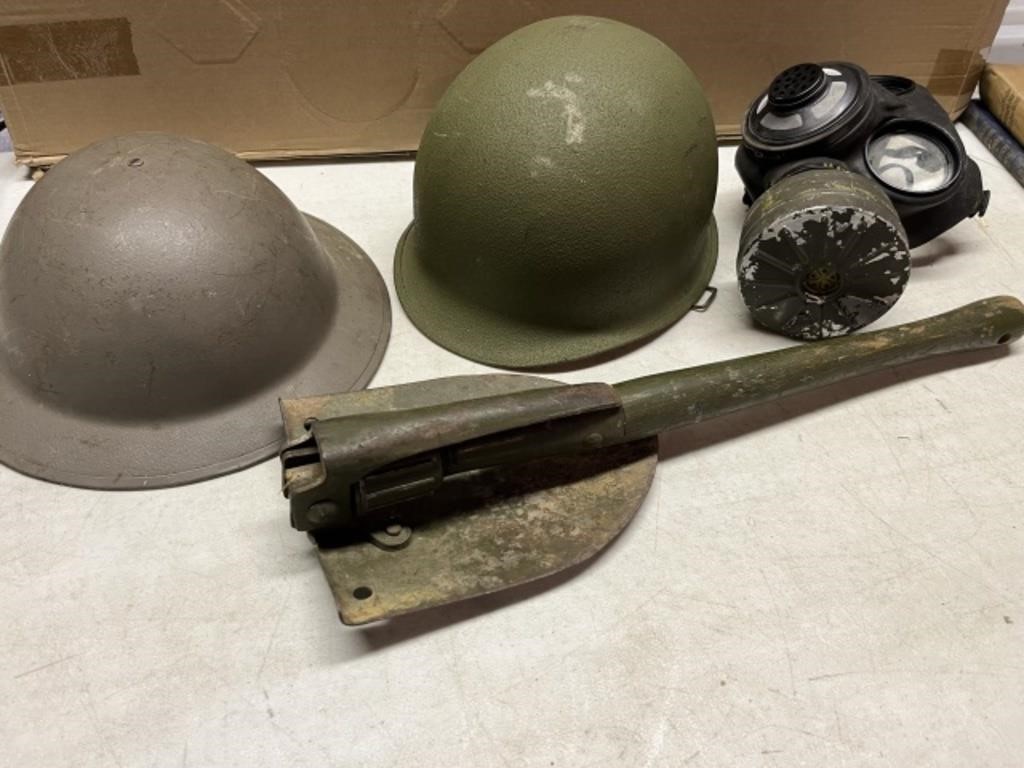 MILITARY HELEMT & MORE LOT