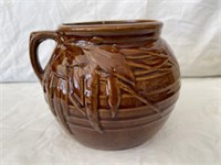 Vintage McCoy Amber-Ware Bean Pot