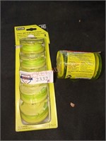 7 RYOBI Replacement Twisted, Line Spools, 0.080