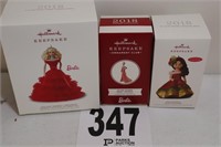 (3) Hallmark Ornaments(R4)