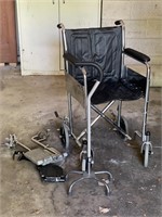 Durable Medical Wheel Chair & Cane