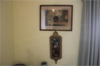Framed Print 19.5 x 15 & Wall Candle Holder 7.5 x
