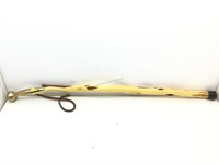 Custom Vintage Brass Handled Walking Stick. 42.5