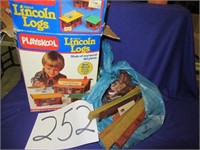 Lot of Lincoln Logs