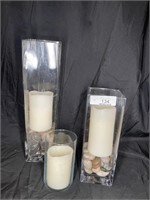 Home accent candle holders