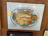 Framed Fabrica De Tabacos Cigar Label
