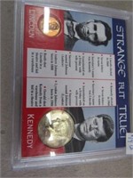 Strange But True Kennedy Half Dollar Lincoln Penny