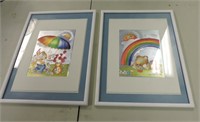 Pair of Teddy Bear Framed Prints