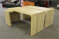 (2) Tables, Approx 59"x30x33" & 54"x29"x29"