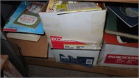 large lot of school and household items