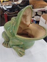 Green Large Frog Mouth Planter