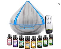 500 ML Scented Oil Diffusers with 8 Essential Oils
