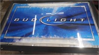 Framed Bud Light Semi Mirror