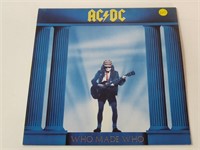 AC/DC WHO MADE WHO LP VINYL RECORD