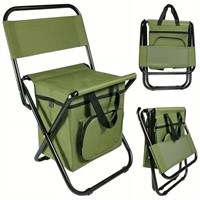 WFF8872  GVDV Fishing Backpack Cooler Chair, 440 l