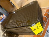 Lot of New brown medium size serving trays