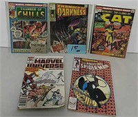 Five Marvel comics