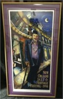 Lithograph from New Orleans 1998 Jazz & Heritage