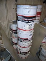 3 pails of Black industrial protective coating
