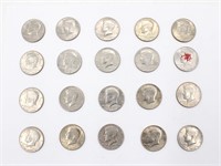 Lot (20) Kennedy Bicentennial Half Dollar Coins
