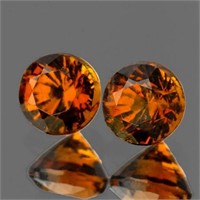 Natural Honey Yellow Mali Garnet Pair{Flawless-VVS