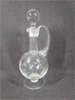 Tall Glass Decanter With Stopper