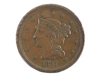1857 Large Cent, Small Date