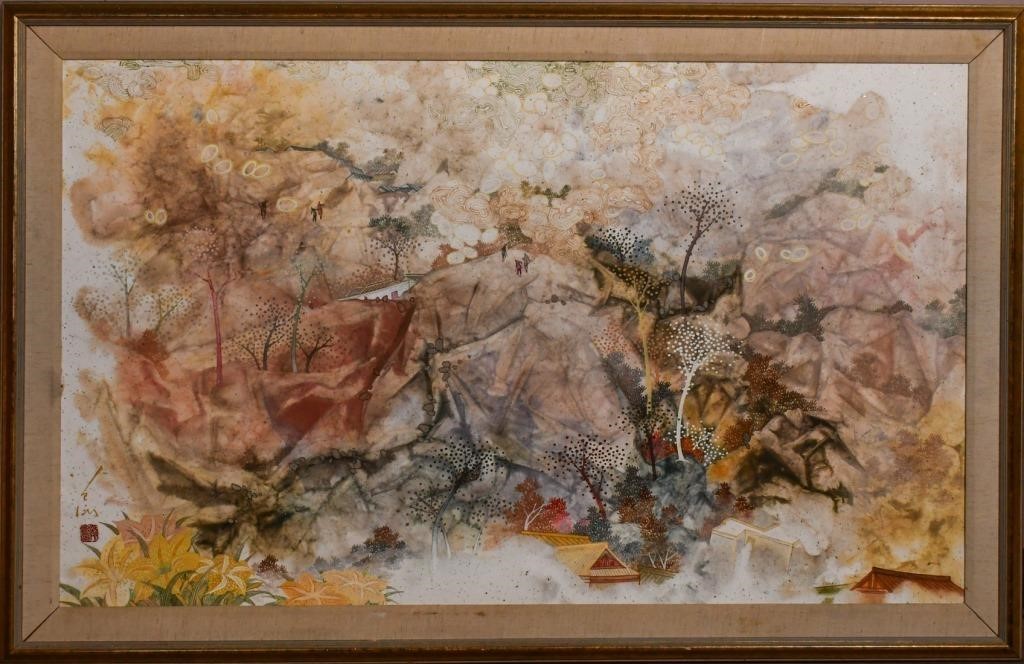 Peng ZengYing(1916-1997) Watercolor Painting