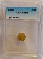 1849 $1 Gold