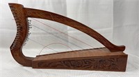 Hand Carved 19 String Harp