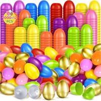 1012pc Plastic Easter Eggs w/ 12 Golden,  2.4"