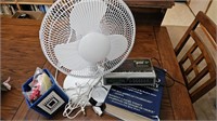 Fan, Clock Radio, Dictionary