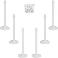 Mr. Chain Plastic Stanchion Kit With 50 Feet Of