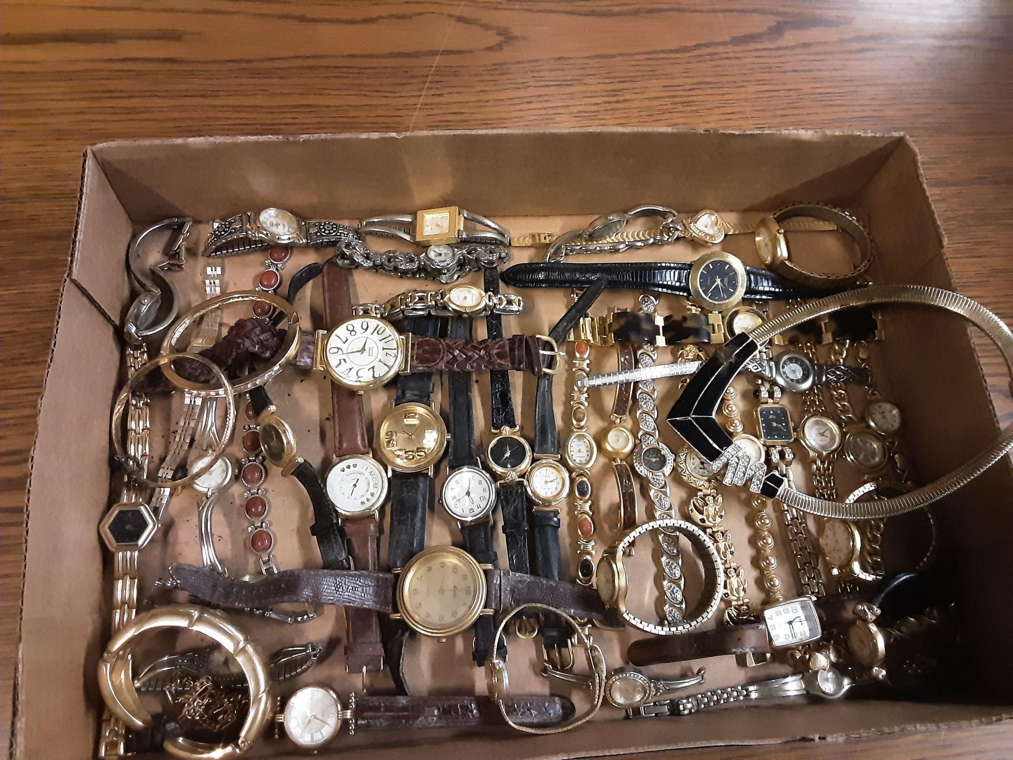 Big Lot of Miscellaneous Watches & Jewelry