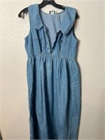 Vintage DAK Collared Denim Dress