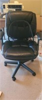 Small leather office chair