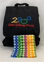 Walt Disney World Backpack 2000 With Towel