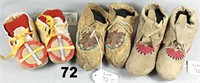 NATIVE AMERICAN BABY AND CHILDS MOCCASINS