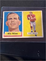 1957 Topps football Billy Wilson #42 San Francisco
