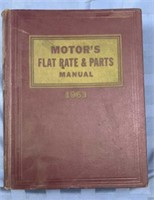 1963 Motors flat rate and parts manual