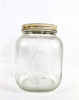 Anchor Hocking Cracker Jar Country Jar With Lid