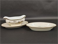 Japan Fukagawa Porcelain Dish Gravy Bowl